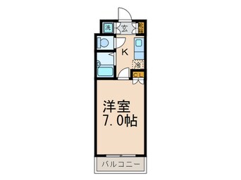 間取図 サンスカイ北天神