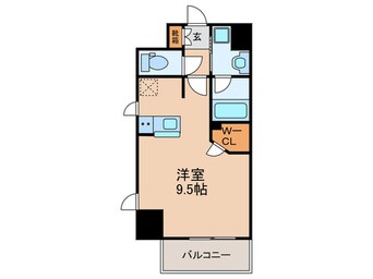 間取図 Ａｑｕａ　ｍａｍａ博多駅南