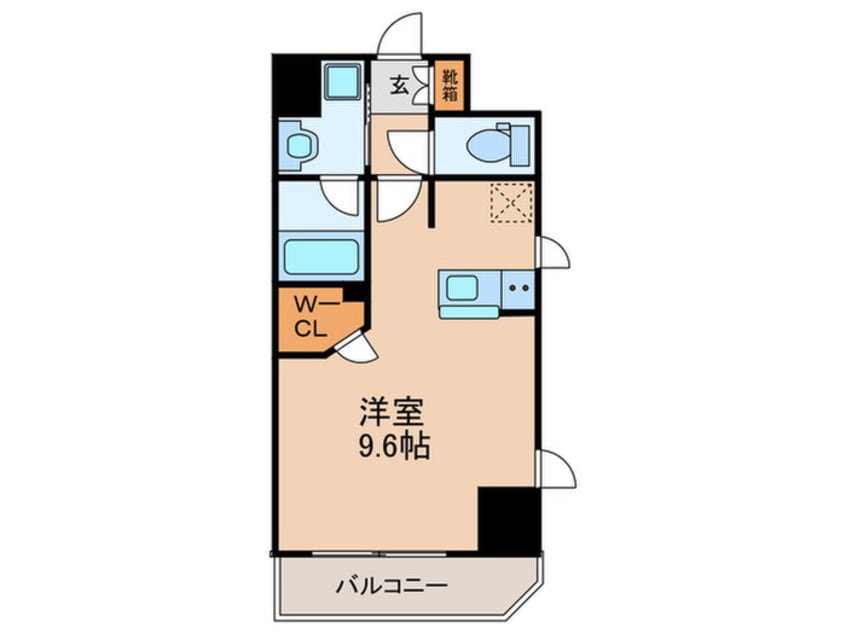 間取図 Ａｑｕａ　ｍａｍａ博多駅南