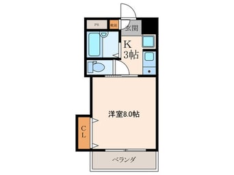 間取図 サンライズ徳力