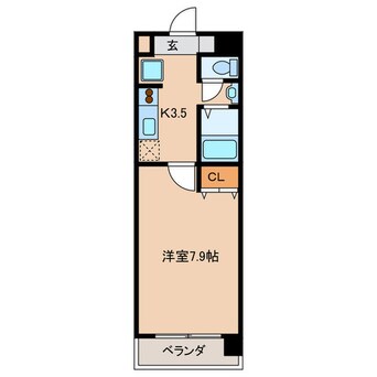 間取図 第１５川崎ビル