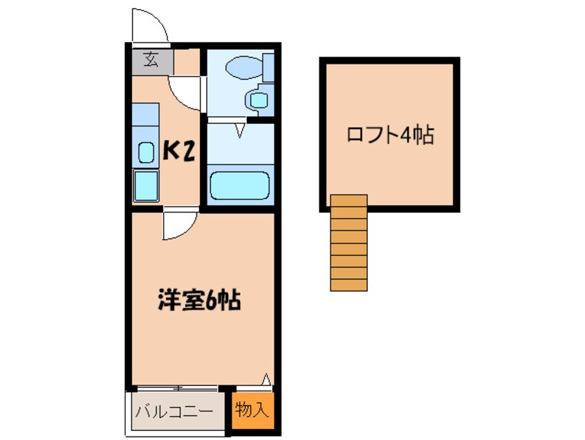 間取図 ＭＩＤアン