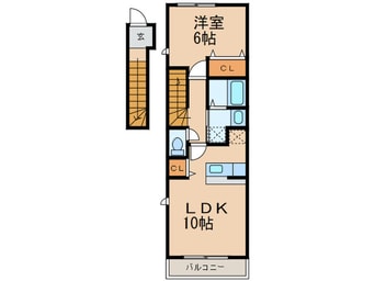 間取図 サンシャイン・ドウゾノ