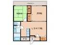 白萩光和ビルの間取図