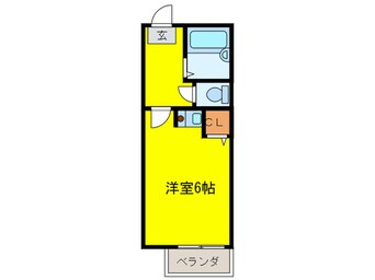 間取図 シティハイツ下大利