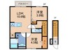 D-roomたかむら　A棟 2LDKの間取り