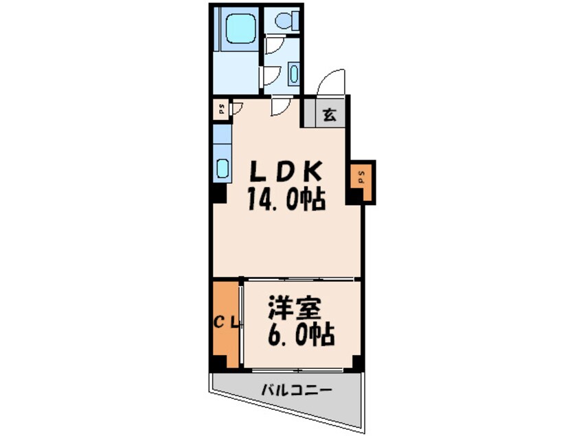 間取図 九日電ビル