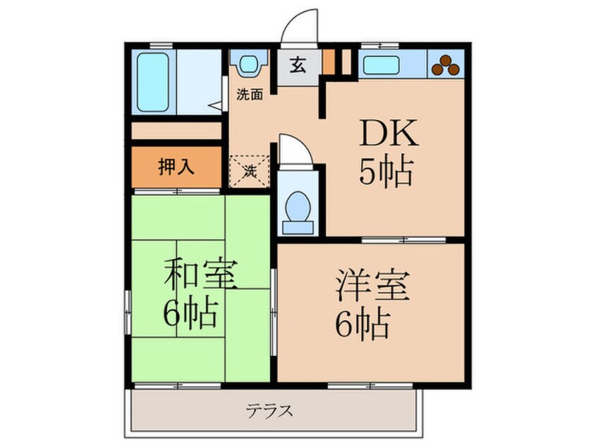 間取図 ドミールＫ