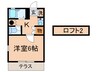 フロットハウス浅川台 1Kの間取り