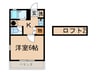 フロットハウス浅川台 1Rの間取り