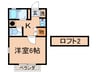 フロットハウス浅川台 1Kの間取り
