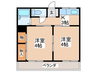 間取図 メイプル筑紫野