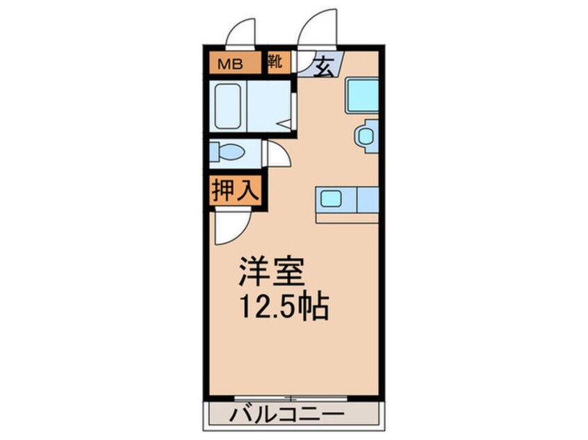 間取図 プレアデスコーポ