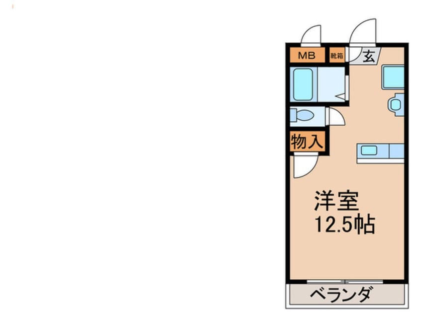 間取図 プレアデスコーポ