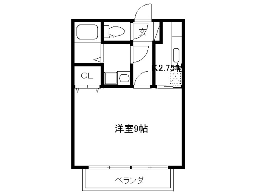 間取図 カ－サオ－クマ