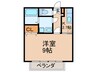 カ－サオ－クマ 1Kの間取り