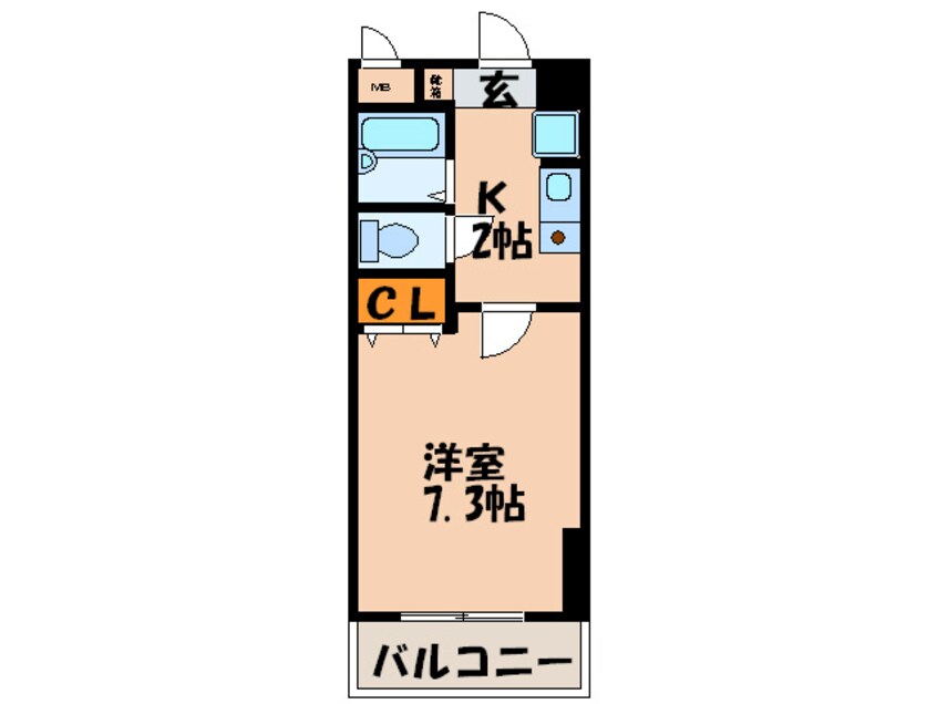 間取図 アルメリア白木原