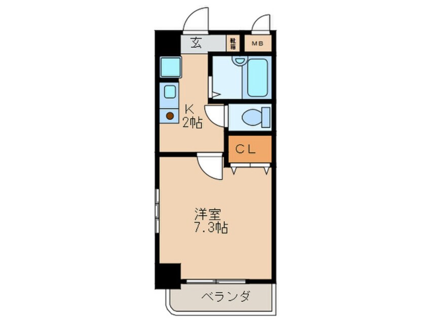 間取図 アルメリア白木原