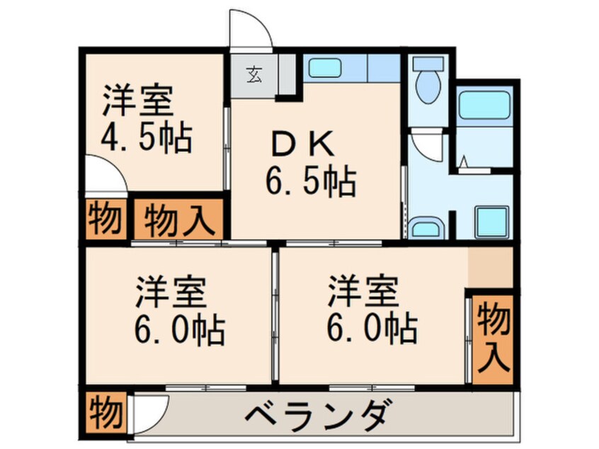 間取図 e-lux祇園原