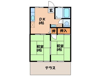 間取図 グレイシ－南福岡