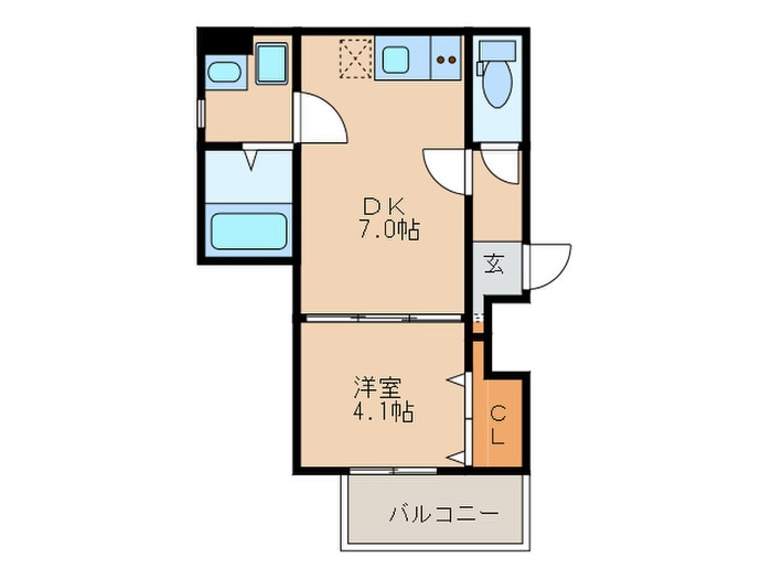 間取り図 Eve下山門
