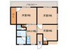 メゾンドブランシュ鴨池 3DKの間取り