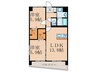THE SQUARE Glory Residence 2LDKの間取り