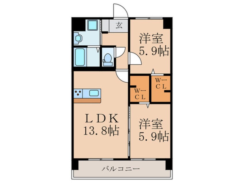 間取図 THE SQUARE Glory Residence