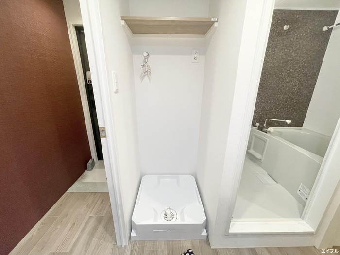 洗濯機置場 quador西新