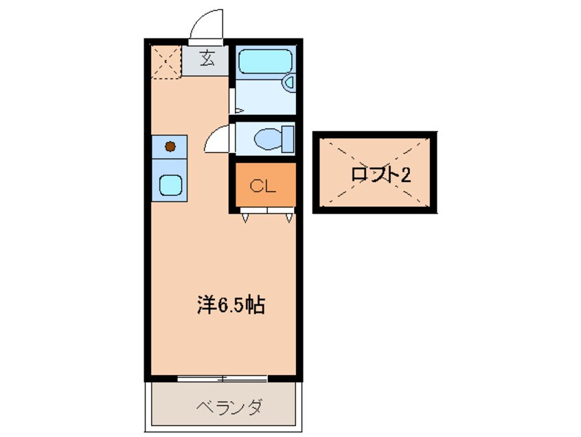 間取図 クリスタルⅠ