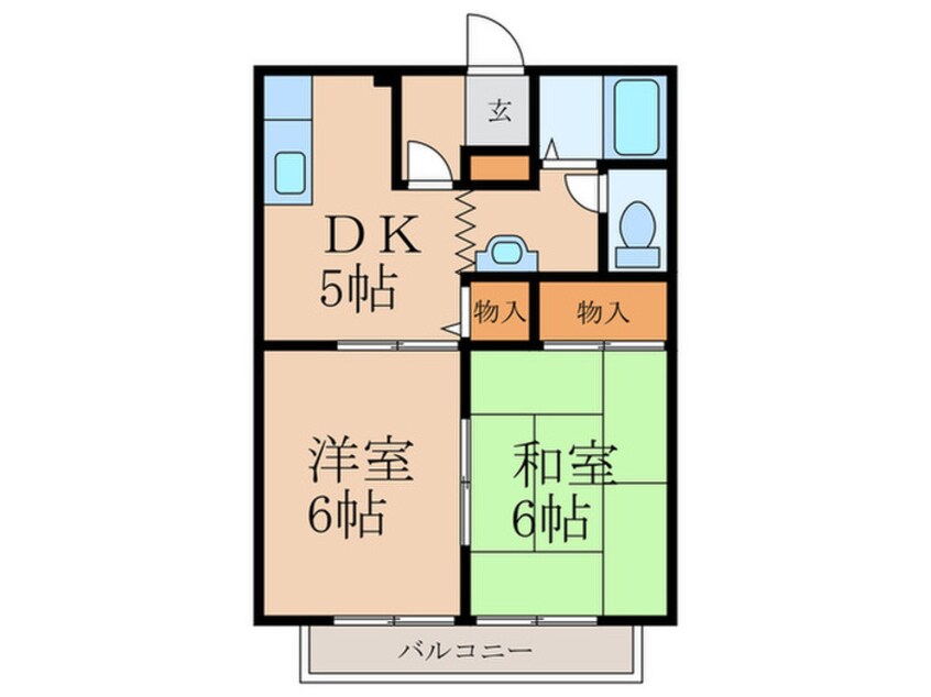 間取図 ウインドワードＭＩＹＡＫＩ