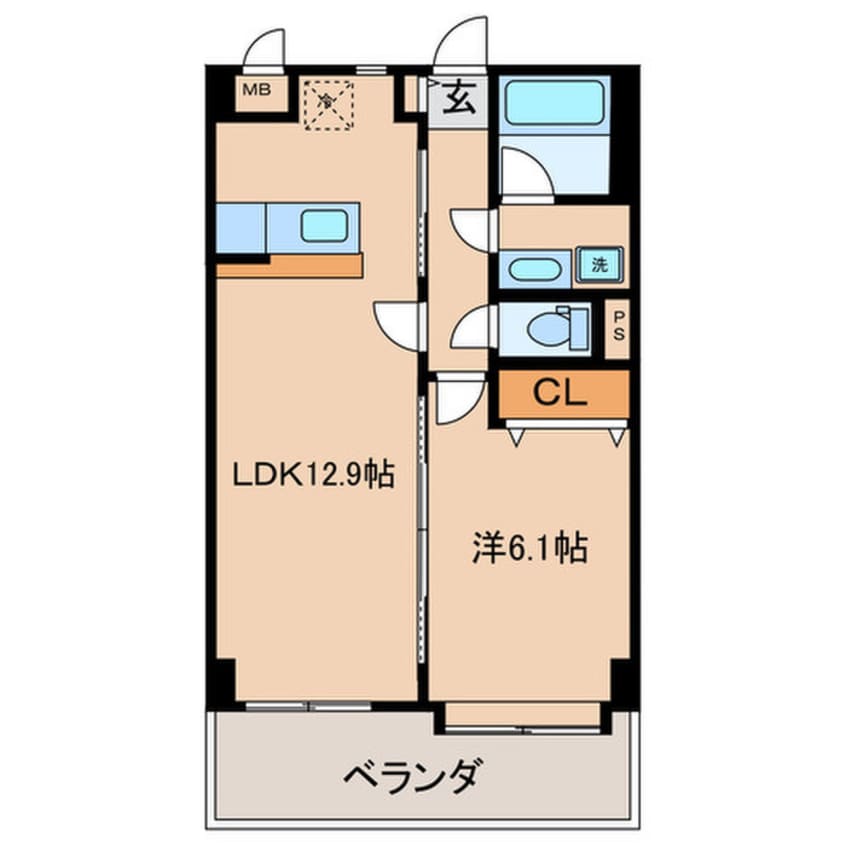 間取図 カノン横浜
