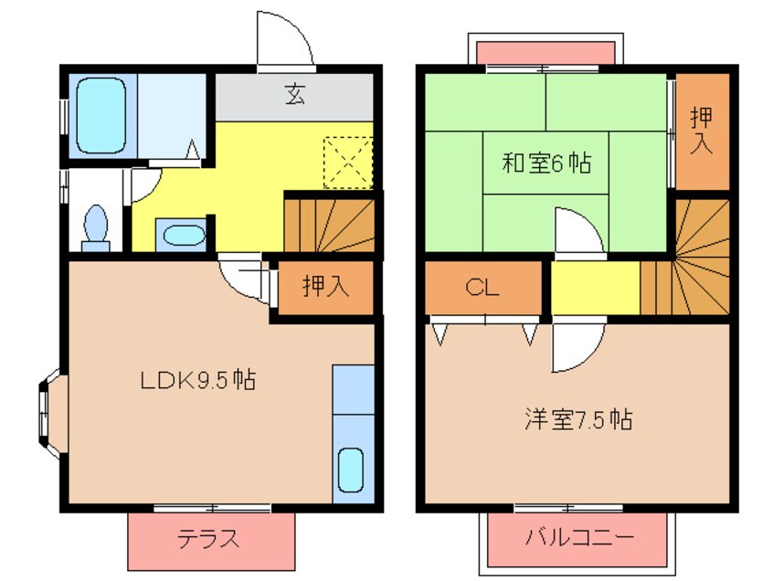 間取図 ハウスシーサイドⅠ