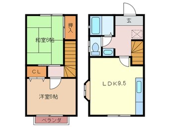 間取図 ハウスシーサイドⅠ