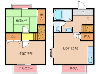 間取図 ハウスシーサイドⅡ