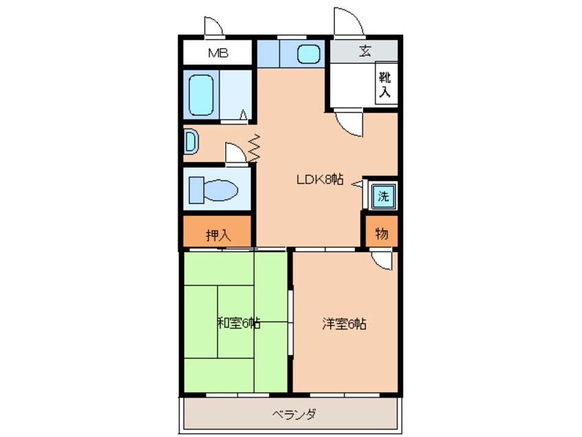 間取図 サンフィールド