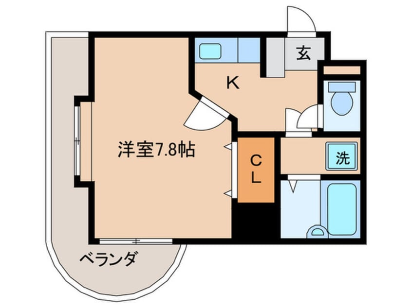 間取図 パエゼ今泉