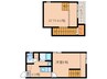 ポラリス九研駅前 1Kの間取り