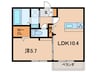 D-room柳町 1LDKの間取り