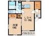 Ｎａｇｏｍｉ壱番館 1LDKの間取り