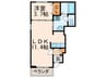 セレーノ黒崎 1LDKの間取り