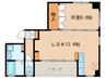 ピュアホワイト大野城 1LDKの間取り