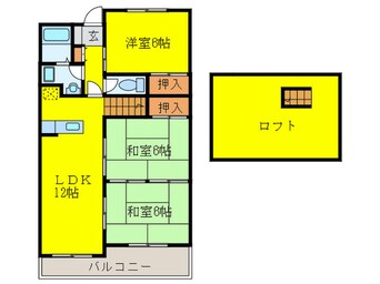 間取図 ローリエ春日