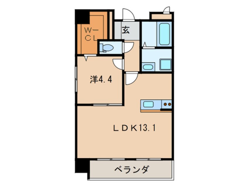 間取図 ノースステイツ西小倉