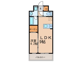 間取図 ラファセグランビア博多(706)