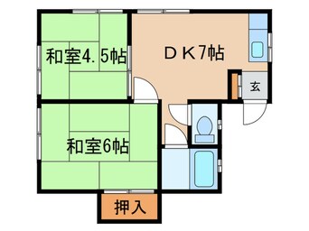 間取図 和白ハイツ