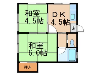 間取図 和白ハイツ