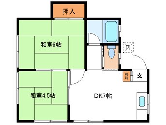 間取図 和白ハイツ