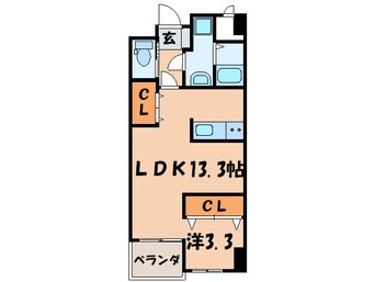 間取図 MDI　SERENO　JIYUGAOKA