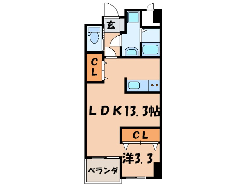 間取図 MDI　SERENO　JIYUGAOKA